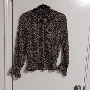 Floral Smocked Women's Top